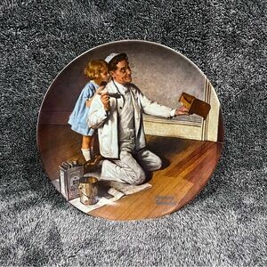 Vintage Norman Rockwell Knowles Heritage Collection 7th "The Painter" 1983